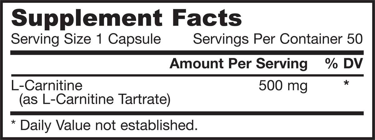 L -carnitina 500 mg - 50 к к уrante