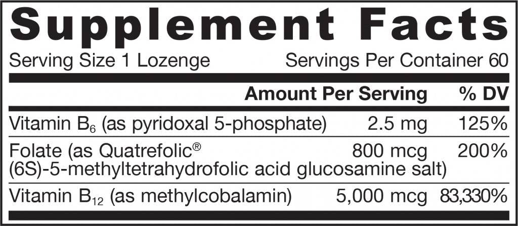 Metil b -12 5000 mcg e folato metil 800 mcg - 60 compresse sublinguali