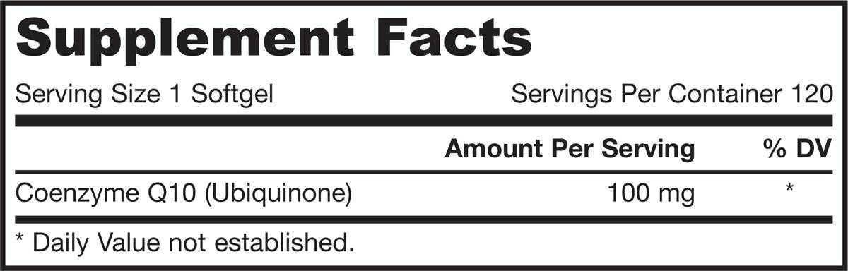 Q-Absorb-Q10 100 mg-120 capsule gel