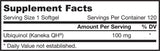Ubiquinol QH -Absorb 100 mg - 60 capsule gel