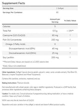 COQ10 60 mg + omega 3 - 120 capsule gel