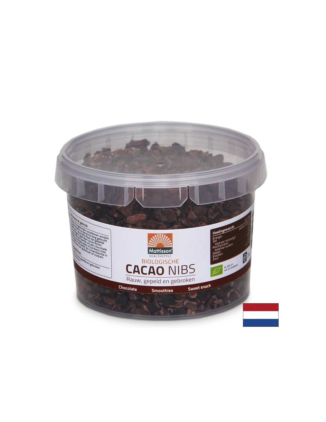Fagioli di cacao per bio (crudi, pelati e schiacciati) x 150 g