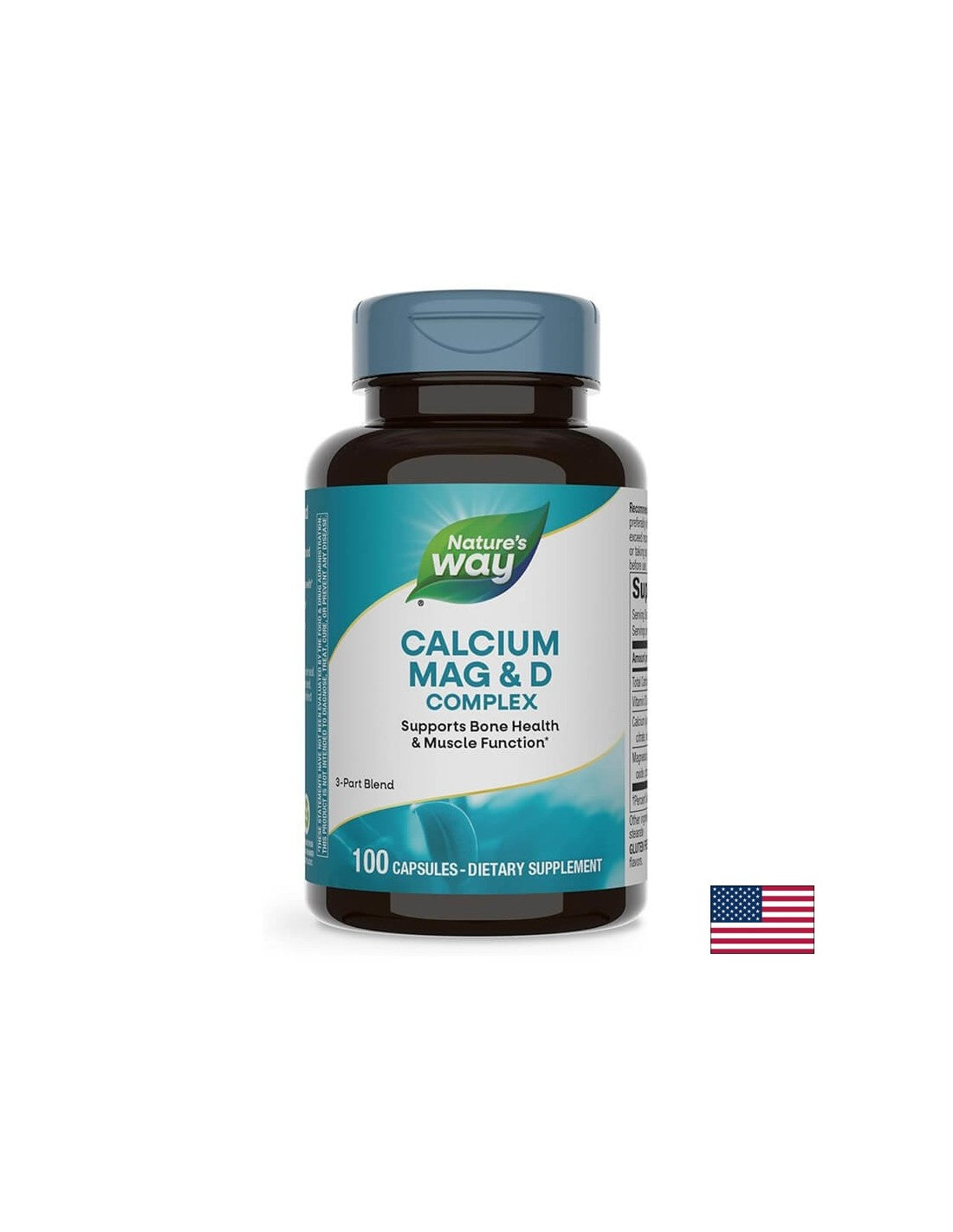 Calcio, Mag & Vit D - 100 Capsule