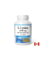Herpes simplex, osteoporosi e salute cardiaca - l -lisina, 1000 mg x 120 compresse