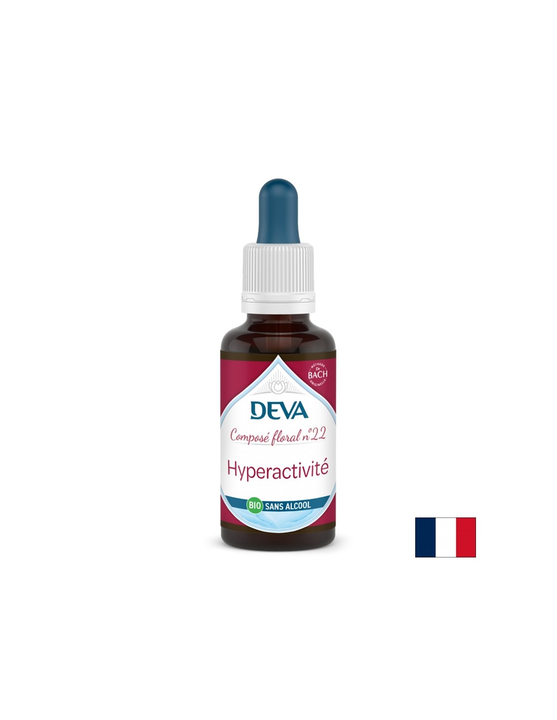 Iperattività, essenze floreali, bach drops n. 22 (senza alcol), 30 ml