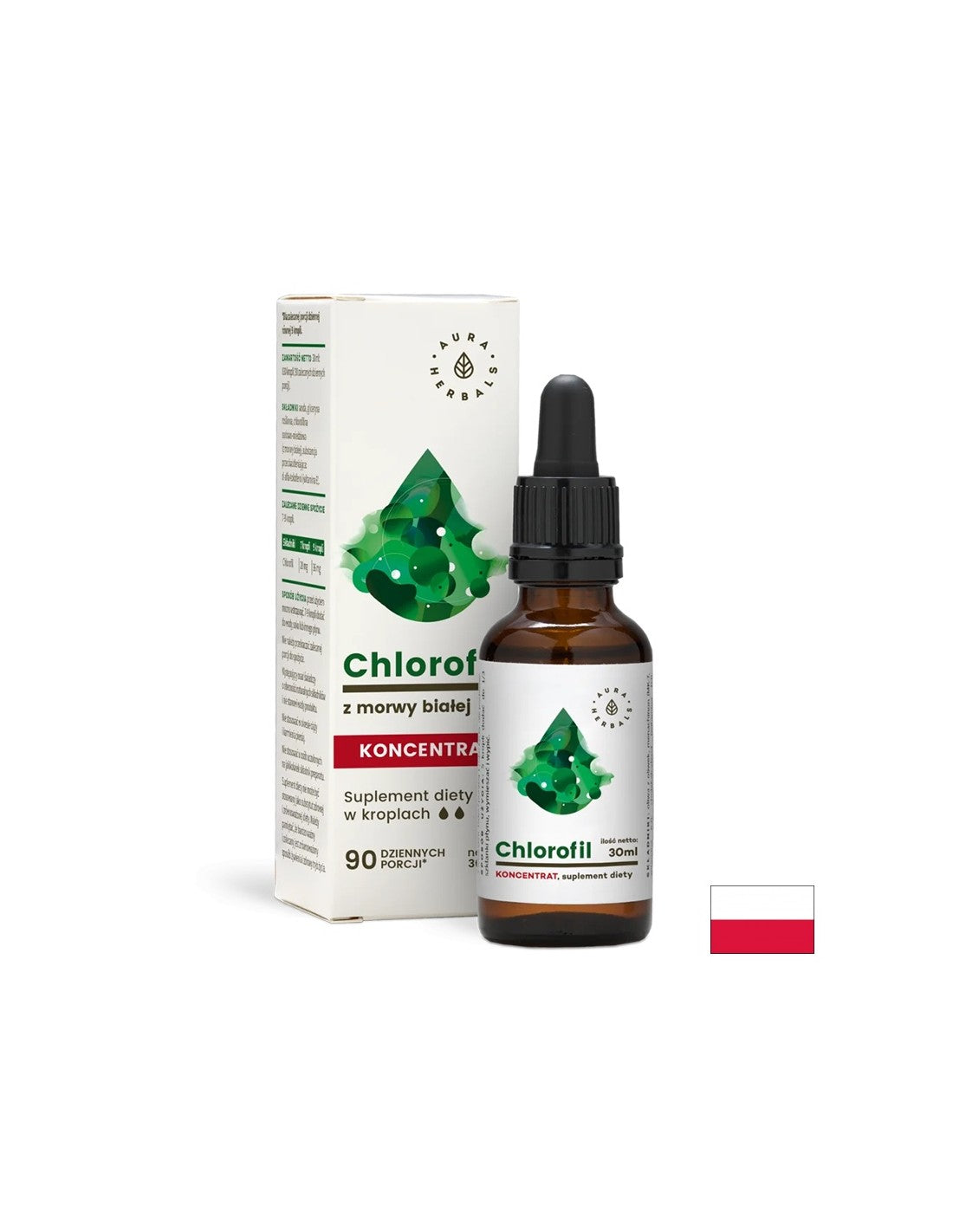 Disintossicazione - Clorofilla, gocce da 30 ml <tc>Aura Herbals</tc>