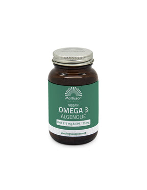 Cognitive and Heart Function - Vegan Omega-3 from Algae, 1080 mg x 60 capsules - Nutra Best Europe
