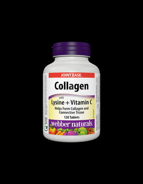 Collagen with Lysine + Vitamin C/ Collagen 500 mg with Lysine and Vitamin C x 120 tablets - Nutra Best Europe