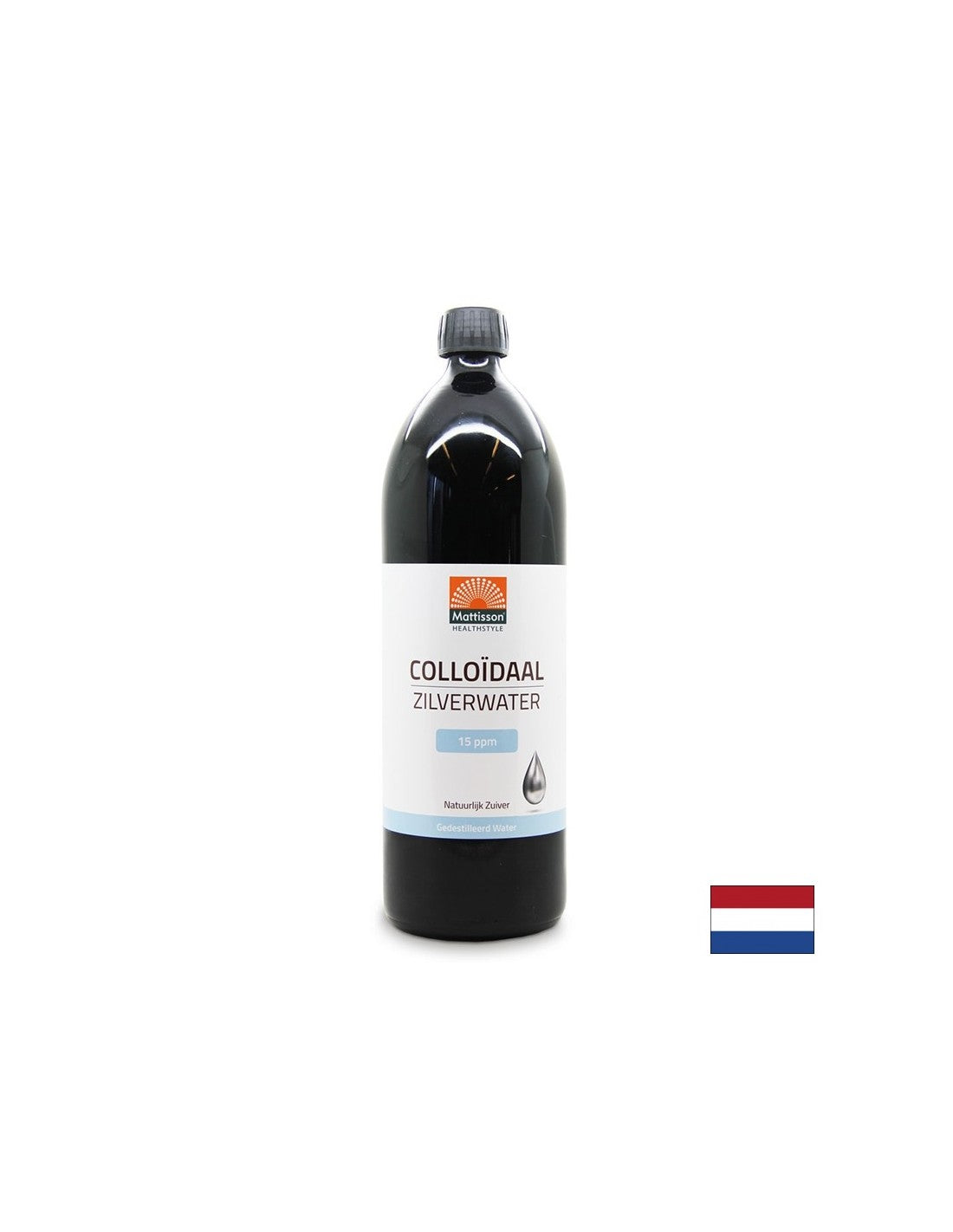 Acqua d'argento colloidale 15 ppm, 1000 ml
