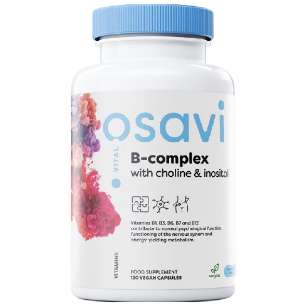 Complesso B con colina e inositolo - 120 capsule