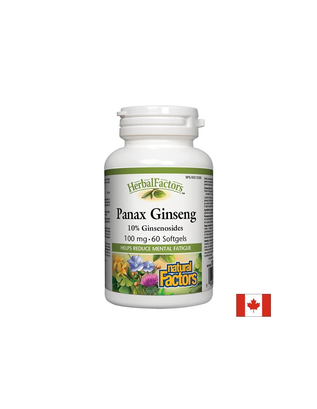 Panax Ginseng 100 mg - 60 capsule gel