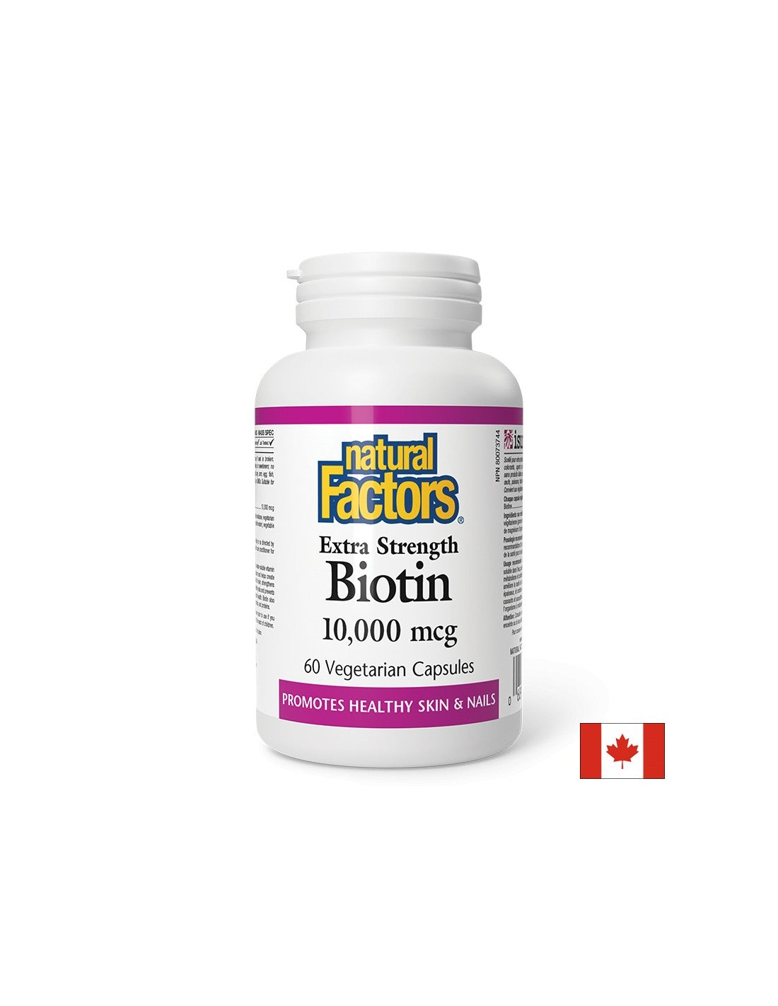 Capelli, pelle e unghie - Biotina, 10000 µg x 60 V Capsule
