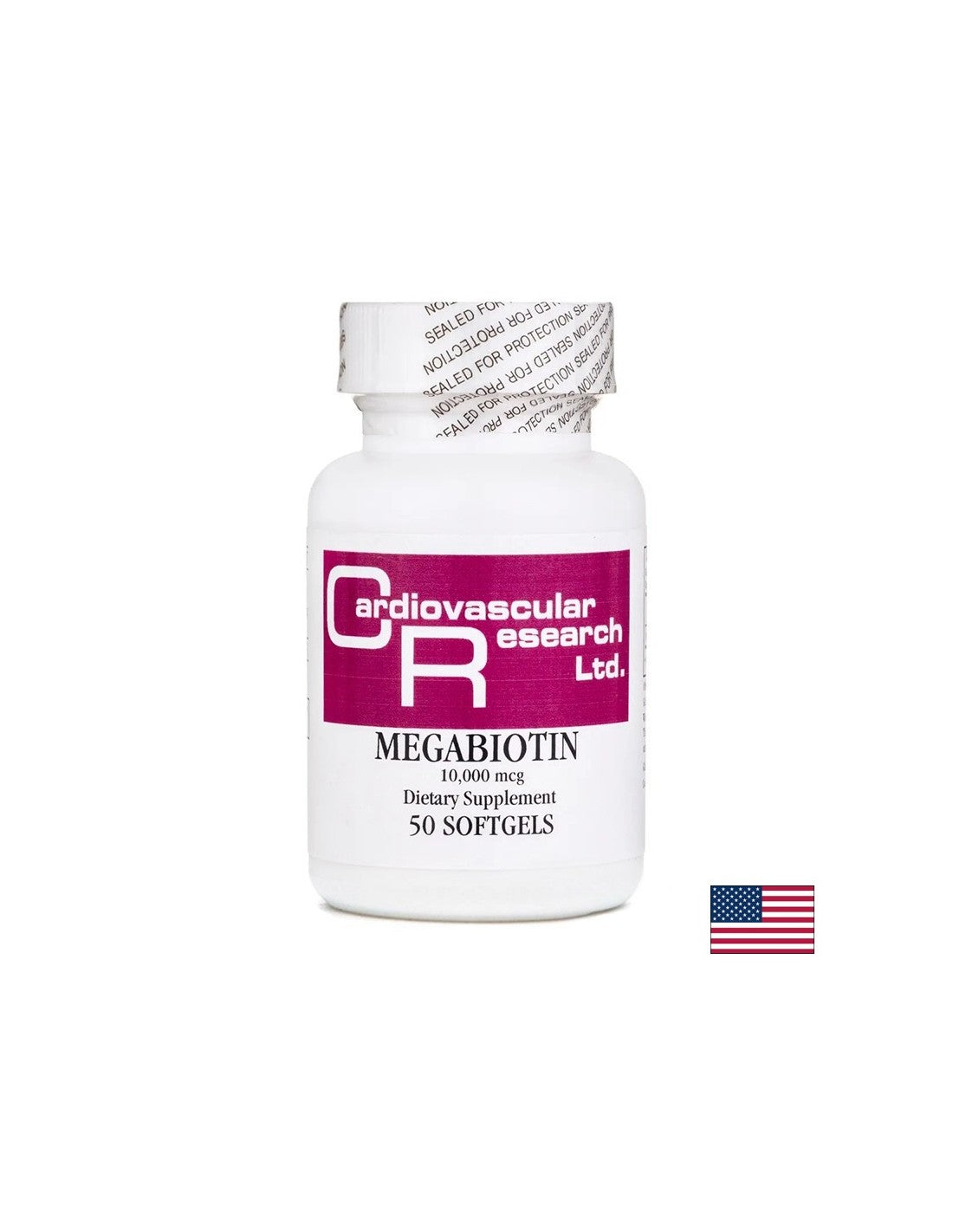 Capelli, pelle e unghie - mega biotina (vitamina B7), 10.000 µg x 50 capsule softgel