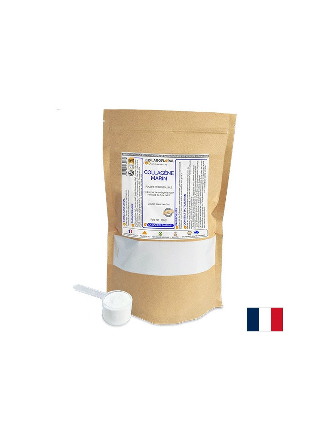 Capelli, pelle e articolazioni sane - collagene marino idrolizzato Naticol® (tipo I, III), 250 g di polvere