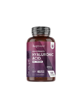 Hair, skin, nails - Hyaluronic acid, 600 mg x 120 capsules - Nutra Best Europe
