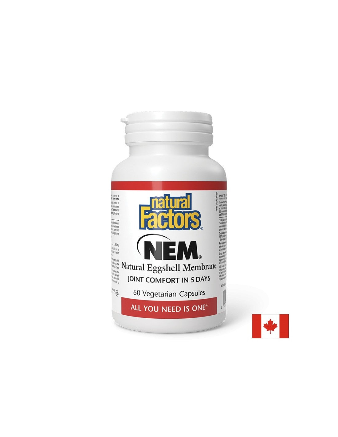 Bones and articolazioni - Membrana uovo naturale Nem, 500 mg x 60 V Capsule