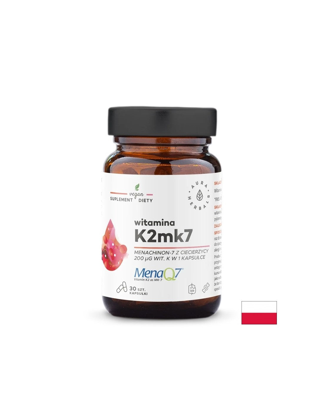 Ossa e articolazioni - Vitamina K2 (MK -7), 200 µg x 30 capsule