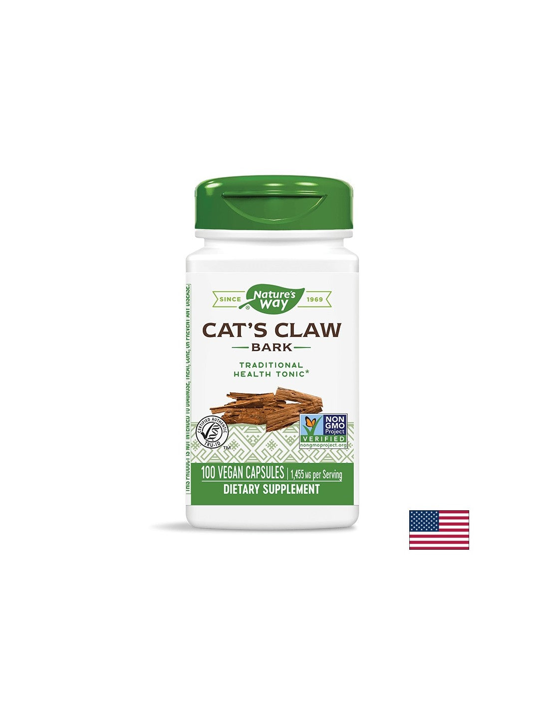 Claw Bark di Cat's Claw 485 mg - 100 capsule