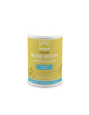 Beautiful skin and healthy joints - Chicken bone broth, 400 g powder - Nutra Best Europe