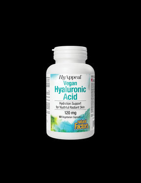 Beautiful skin - healthy joints - Hyaluronic acid HyAppeal® (vegan), 120 mg x 60 V capsules - Nutra Best Europe