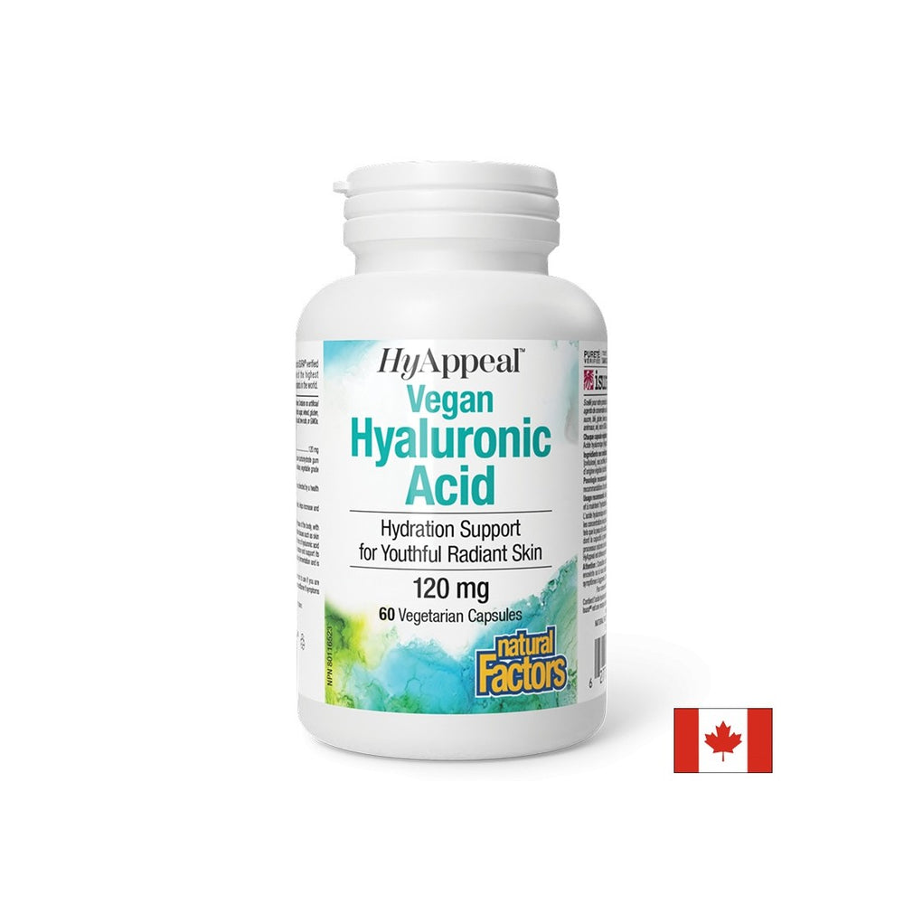 Bella pelle - articolazioni sane - acido ialuronico Hyappeal® (vegano), 120 mg x 60 V Capsule