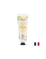 Crema per le mani con acqua di frutta arancione, burro di karité e aloe vera, natura da 30 ml