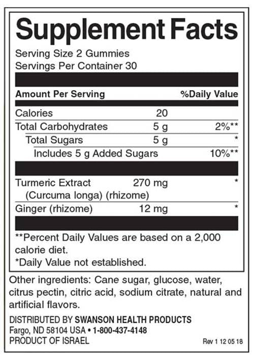 Curcuma con gummie di zenzero - Paradiso tropicale 60 Gummies