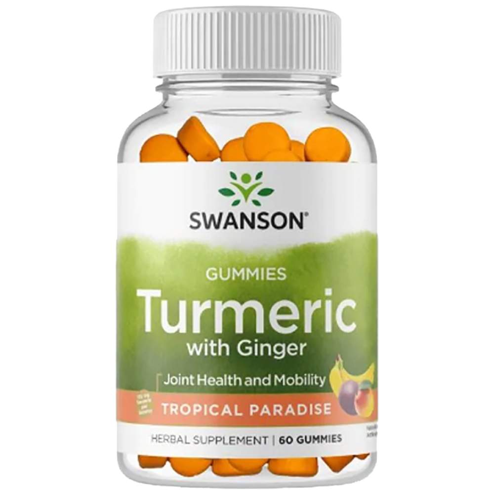 Curcuma con gummie di zenzero - Paradiso tropicale 60 Gummies
