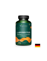 L-Arginina Plus Maca, Cordyceps e Tribulus - L-Arginina Plus (con Maca, Cordyceps, Tribulus), 270 capsule <tc>Vegavero</tc>