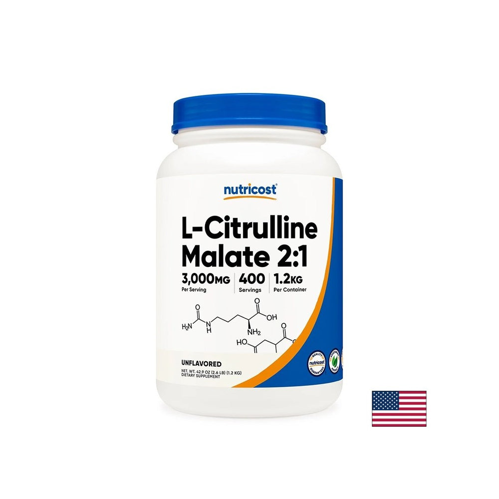 L -citrullina (Malato) - resistenza e recupero muscolare, polvere di 1,2 kg