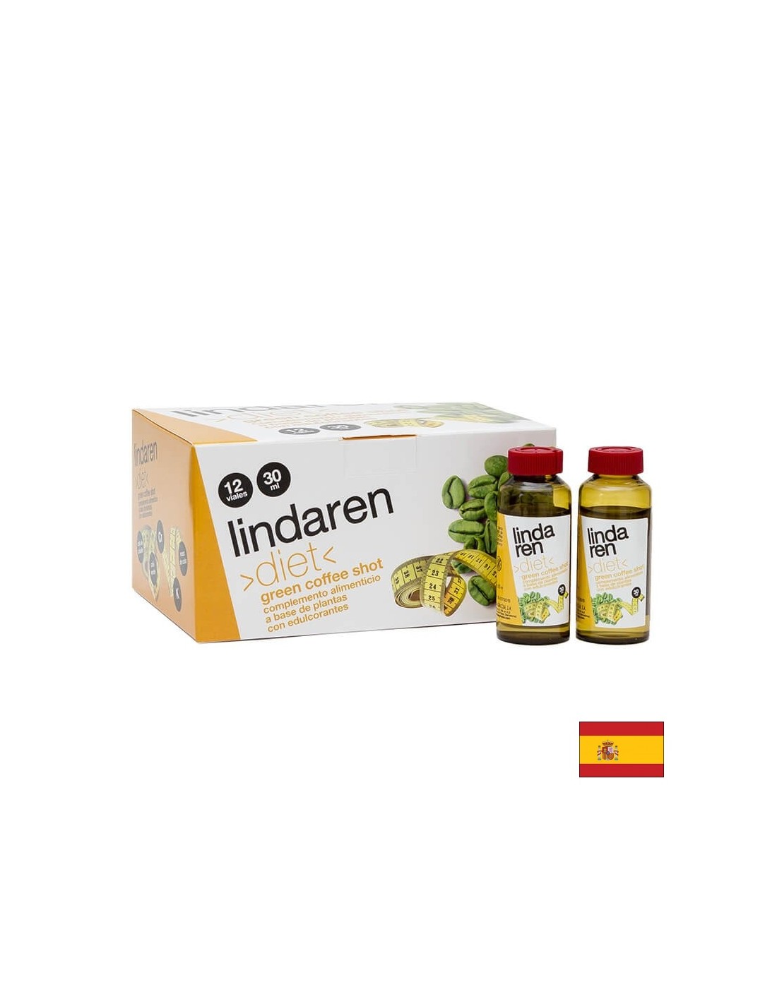 Shot di caffè verde/ Caffè verde per dimagrire e disintossicarsi, 12 fiale da bere Arte<tc>san</tc>io