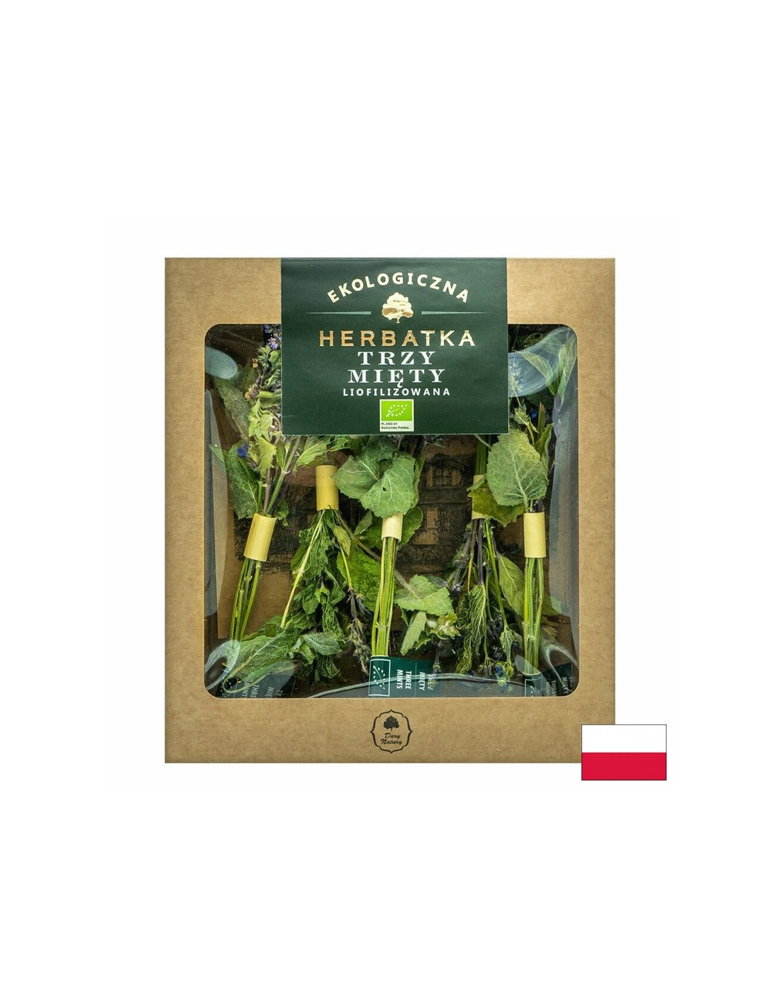 Tè liofilizzato ai tre tipi di menta Bio, 5 stick x 1,5 g <tc>Dary Natury</tc>