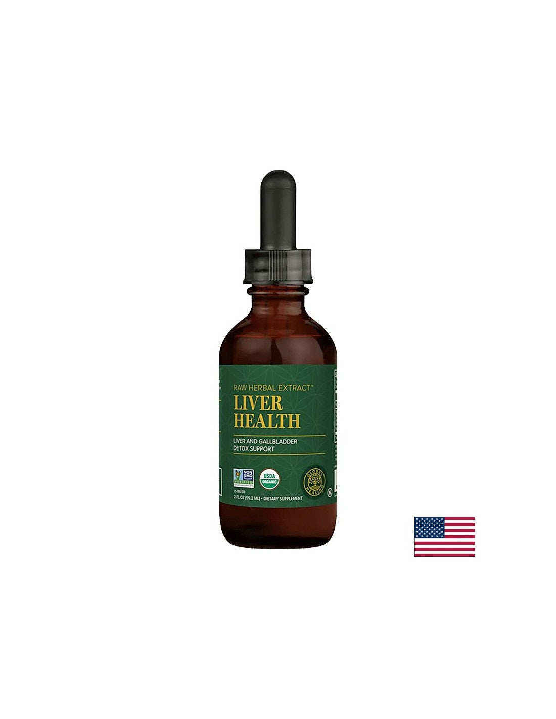 Livatrex® Supporto epatico RAW Herbal Extract ™/miscela a base di erbe per il fegato e la cistifellea, 59,2 ml di guarigione globale