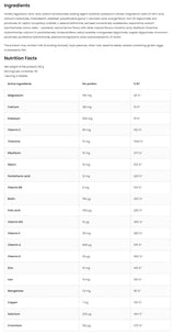 Vitaandminerals | Vitamine e minerali effervescenti 20 compresse solubili