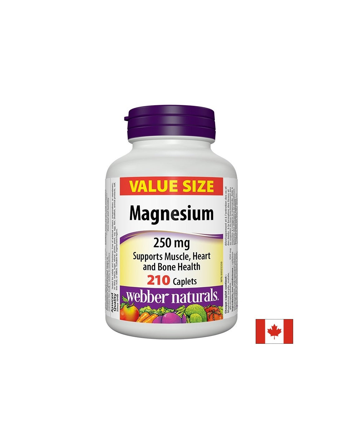 Magnesio - magnesio (ossido, malato, glicerofosfato) 250 mg, 210 Caplet