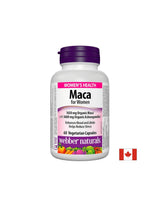 Maca per donne x 60 capsule <tc>Webber Naturals</tc>