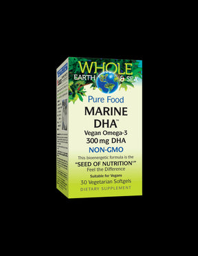 Marine DHA Vegan Omega 3 NON-GMO - 30 capsules - Nutra Best Europe