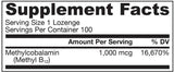 Metil b -12 1000 mcg - 100 compresse sublinguali