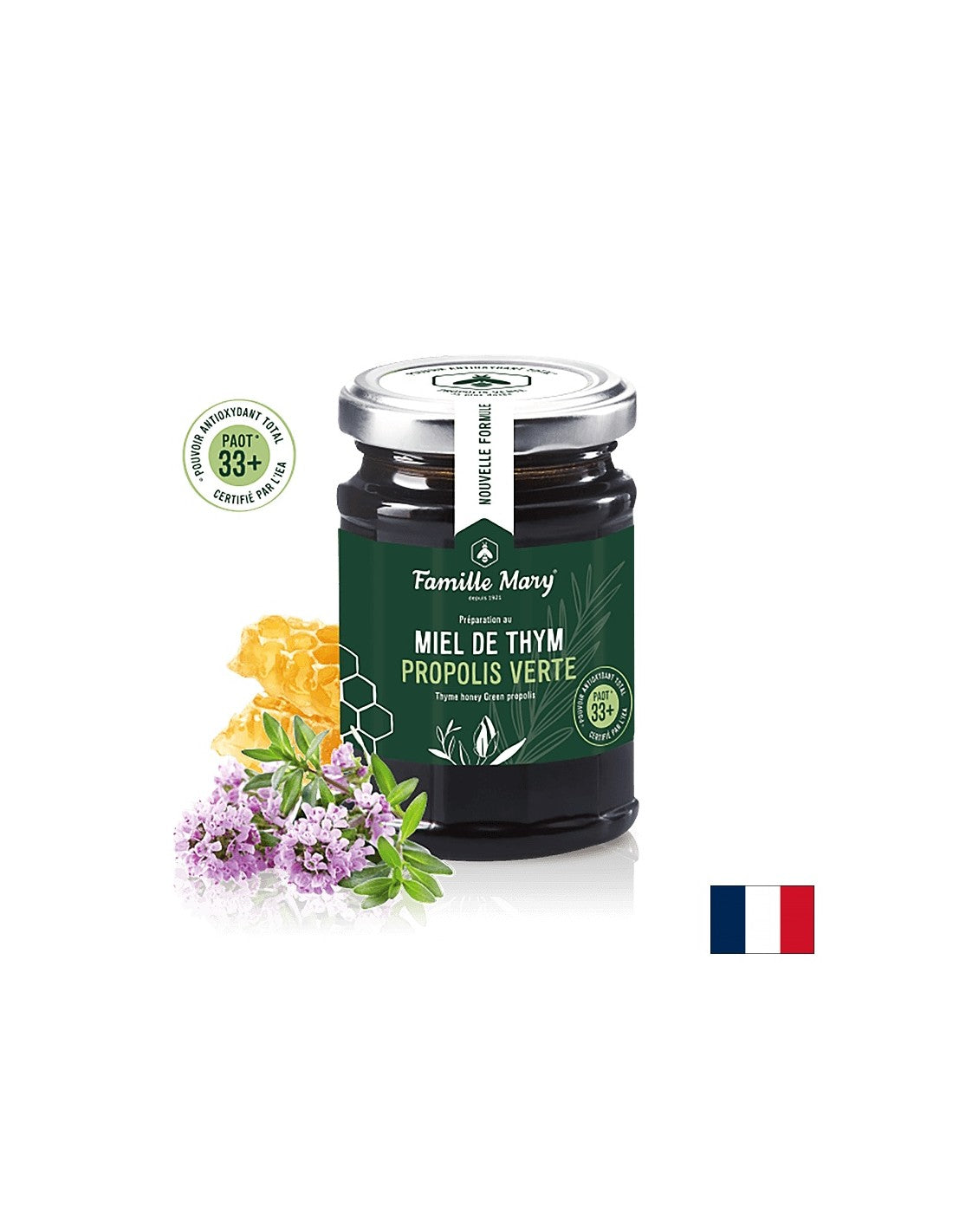 Miele di timo selvatico + green propoli (Paot® 33+), 200 g