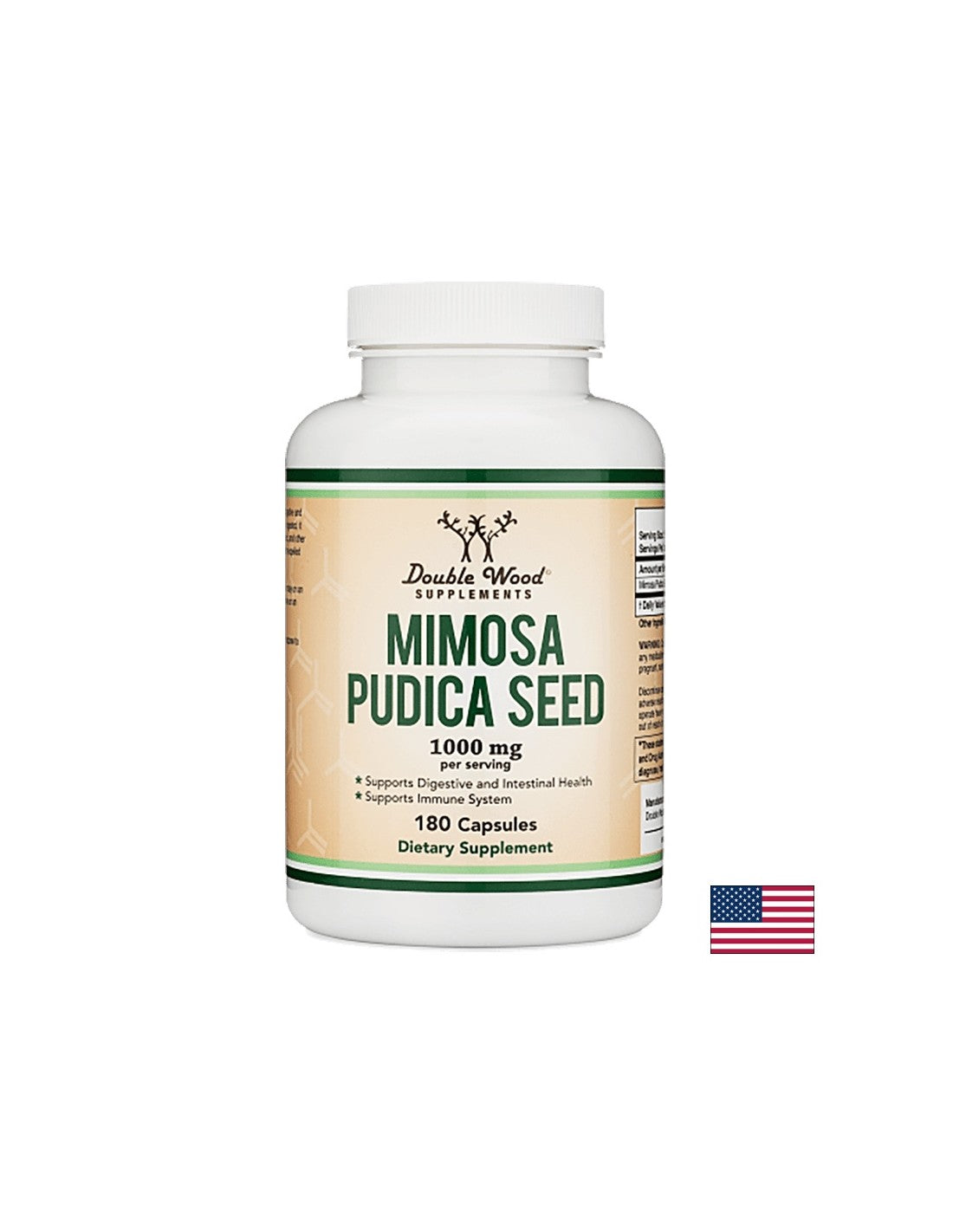Mimosa pudica/ Mimosa pudica (semi), 180 capsule <tc>Double Wood</tc>