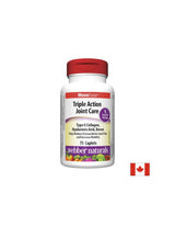 MoveAase ™ Triple Action Joint Care - Triple Joint Care con collagene, boro e acido ialuronico, 75 Caplet