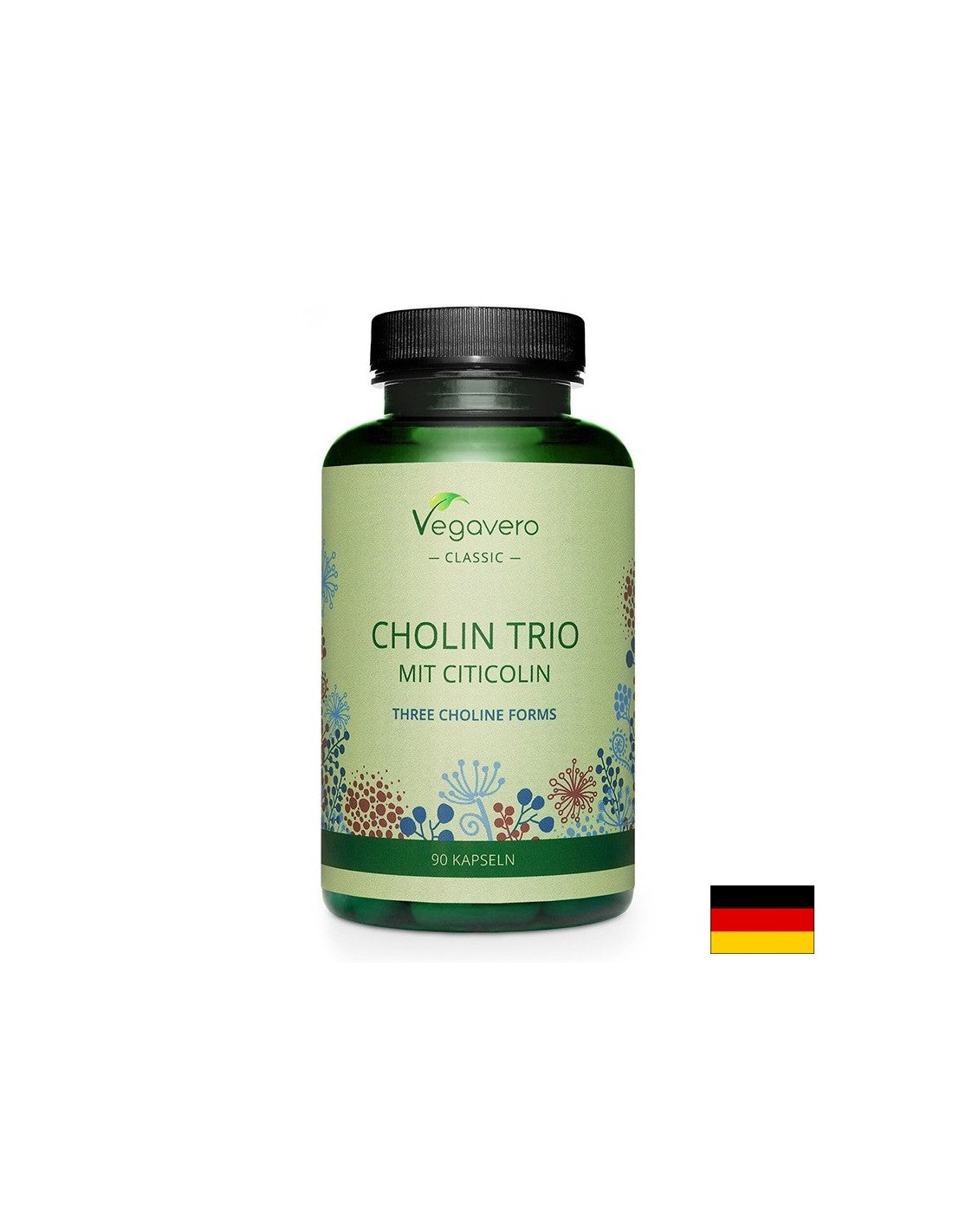 Funzione cerebrale - Colina, citicolina e fosfatidilcolina, 90 <tc>Vegavero</tc> Capsule