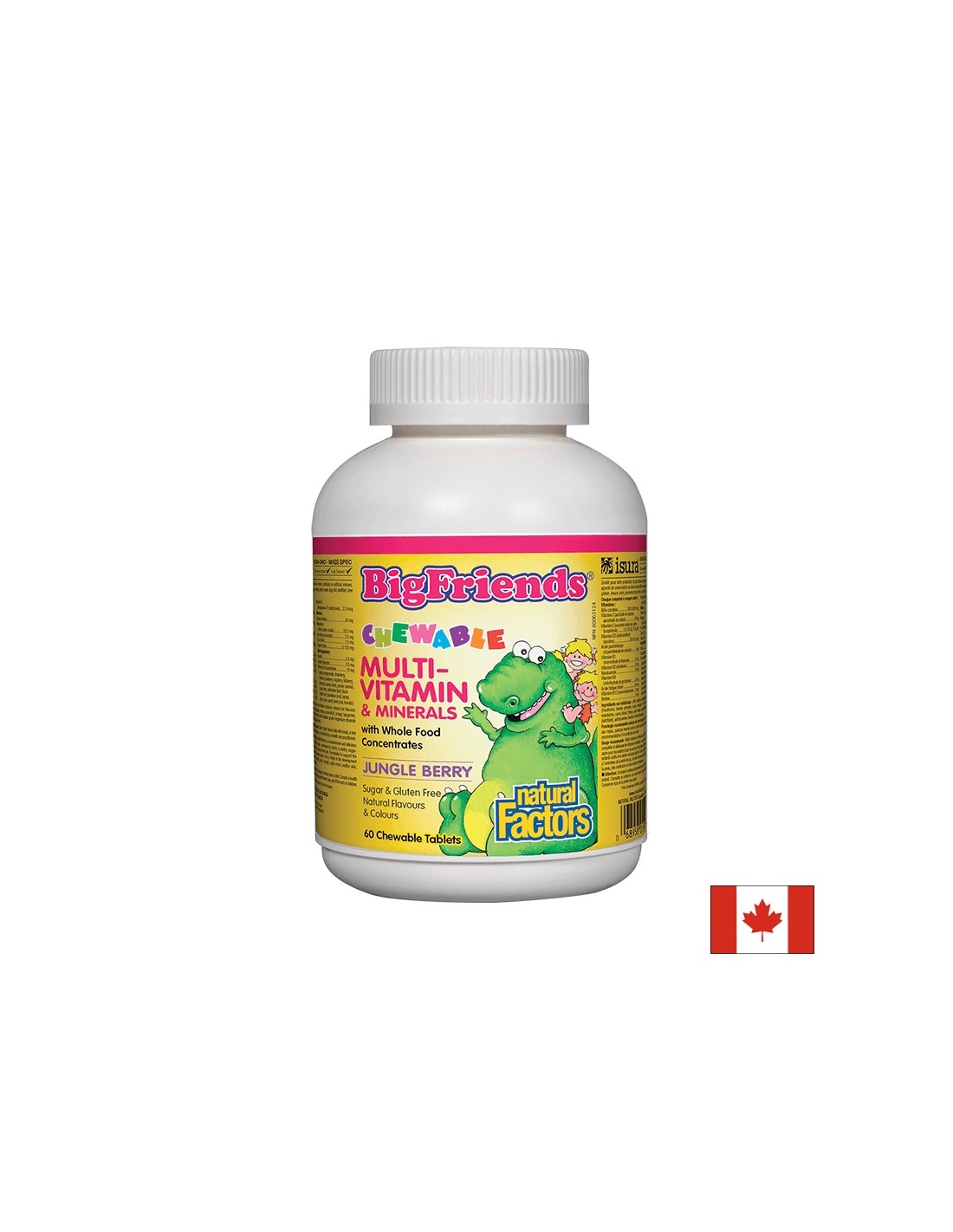 Multivitaminico e minerali/grandi amici per bambini - 60 tavolette masticabili
