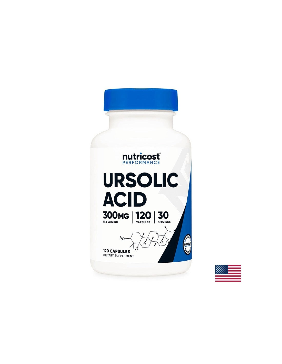 Funzione muscolare - Acido ursolico (Acido ursolico), 120 capsule <tc>Nutricost</tc>
