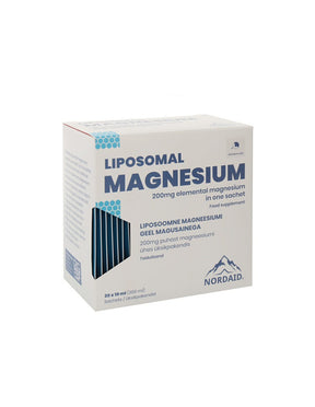Muscular and nervous system - Liposomal Magnesium (citrate, malate), 200 mg oral solution with mango flavor / 30 sachets x 10 ml Nordaid - Nutra Best Europe