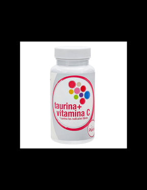 Muscle and heart function - L-Taurine + Vitamin C Plantis®, 60 capsules - Nutra Best Europe