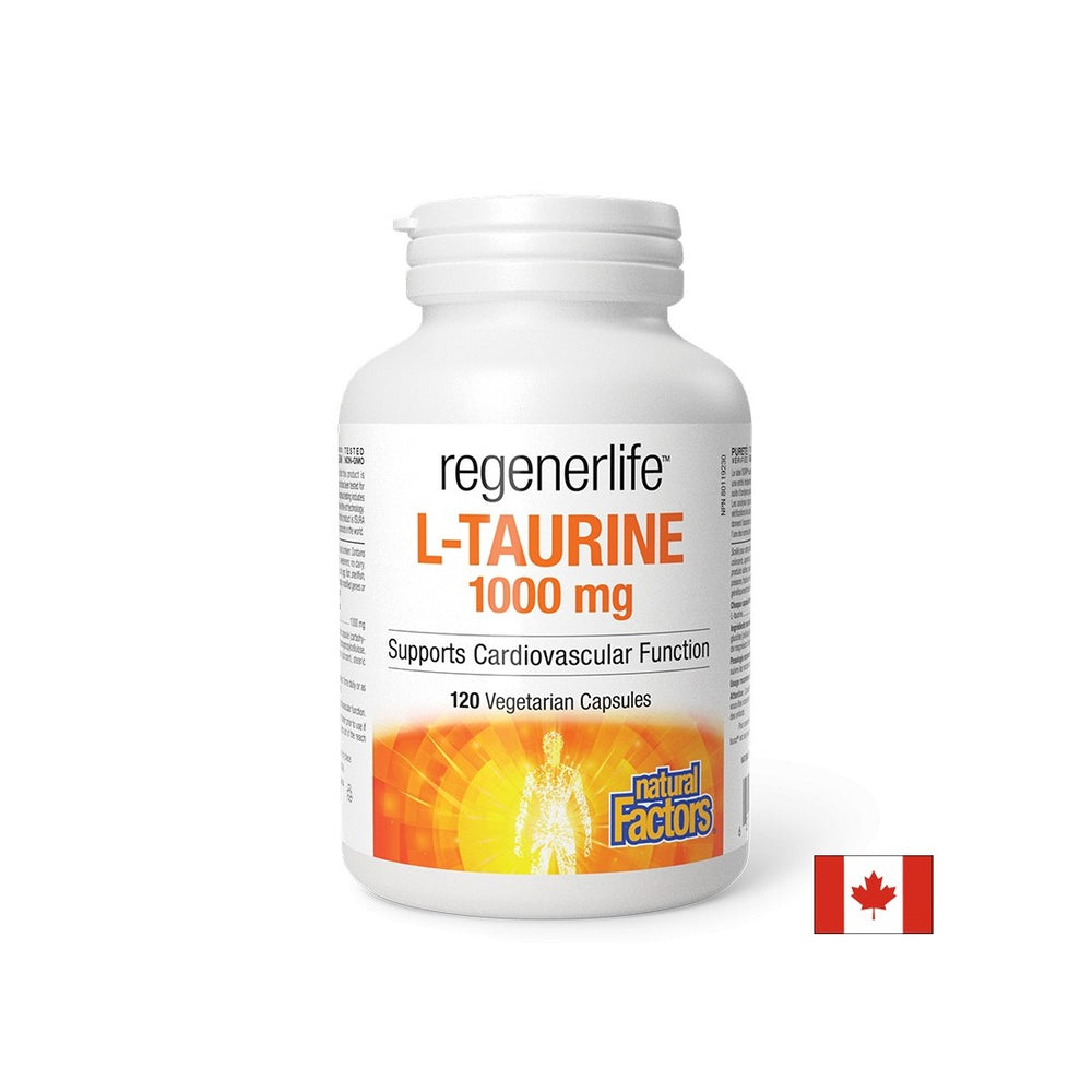 Funzione muscolare e cardiaca - REGENERLIfe ™ L -TAURINE, 1000 mg x 120 Capsule