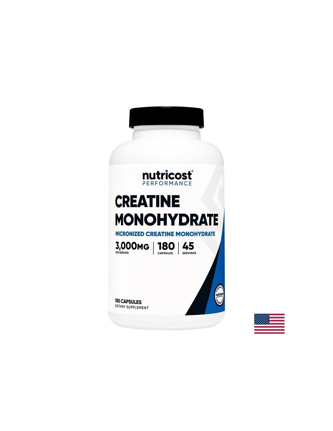 Massa muscolare - Creatina monoidrata, 3 g x 180 capsule