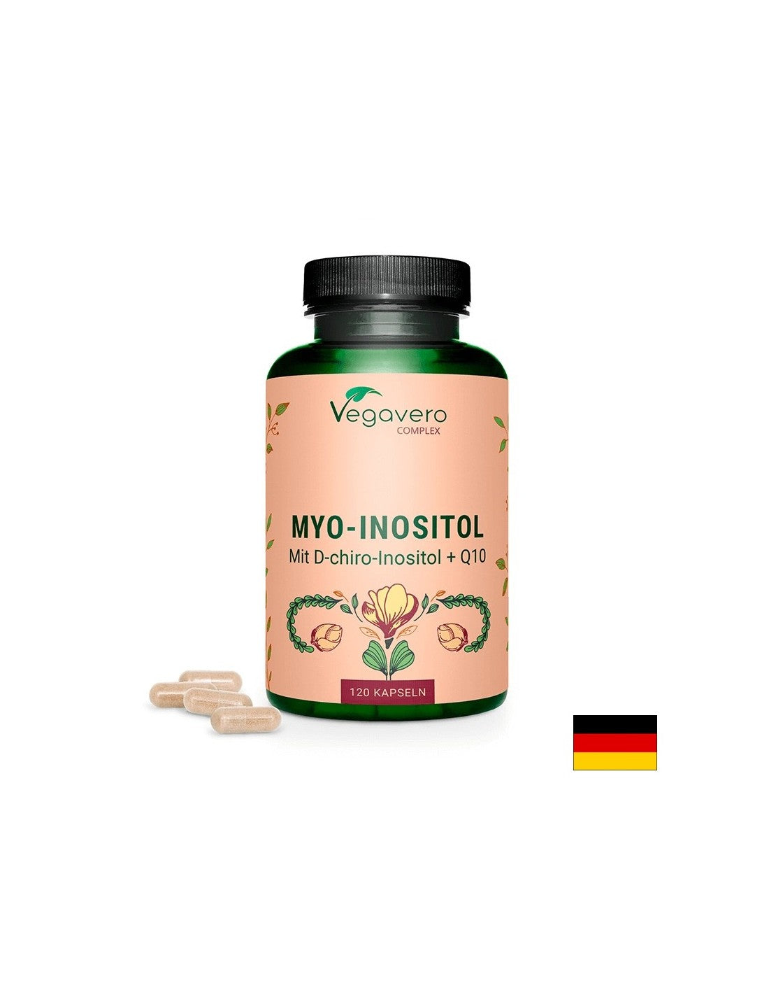 Complesso di mio-inositolo, 120 capsule, 100% vegano <tc>Vegavero</tc>