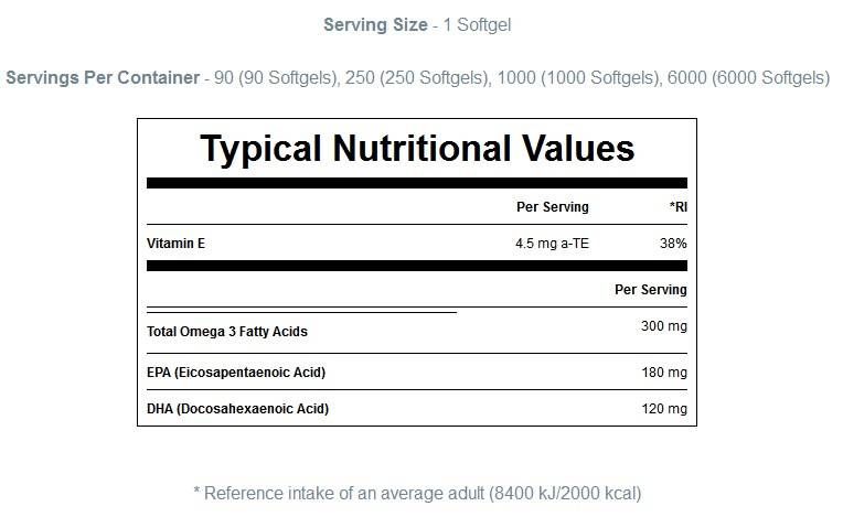 Omega 3 - 90 capsule gel essenziali